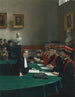 Tohtorintutkinnon tenttihuoneesta - Jean Béraud — näkymä teoksesta