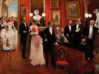Tanssiaiset - Jean Béraud — näkymä teoksesta