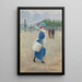 Sur la place de la Concorde - Jean Béraud — kehystetty taideteos seinällä