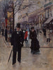 Sur le boulevard - Jean Béraud — näkymä teoksesta