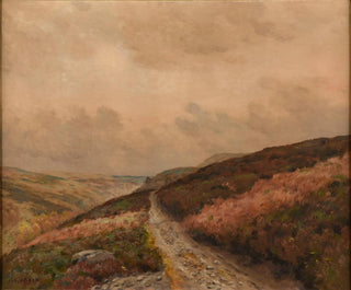 Bruyères en Écosse - Jean-Charles Cazin — näkymä teoksesta