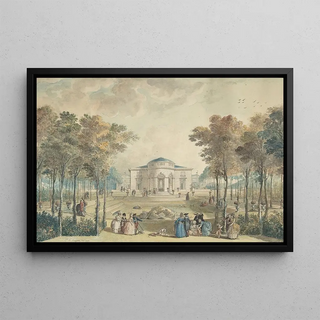 Jean Dmosthne Dugourc - The Garden Faade of Bagatelle.webp