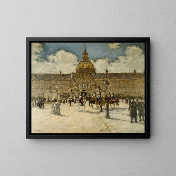 Les Invalides - Jean François Raffaëlli — kehystetty taideteos seinällä