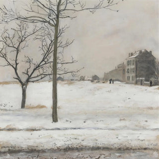 Jean Franois Raffalli - Montmartre Under Snow.webp