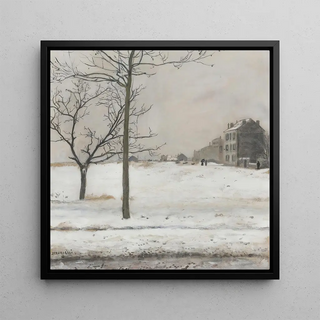 Jean Franois Raffalli - Montmartre Under Snow.webp