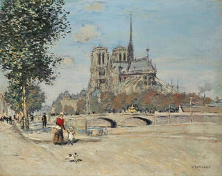 Jean Franois Raffalli - NotreDame de Paris et le pont de lArchevch.webp