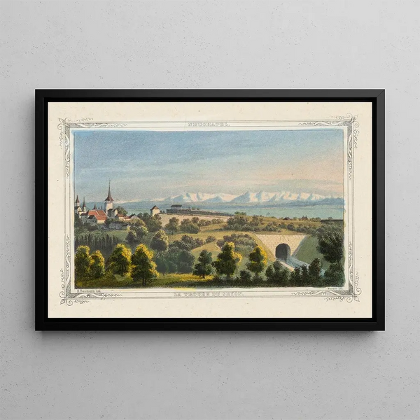 Jean Henri Baumann - Neuchatel La troue du Seyon.webp
