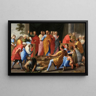 Jean Hlart - Saint Pierre frappe de mort Ananie.webp
