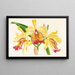 Cattleya aurea - Jean Jules Linden — kehystetty taideteos seinällä