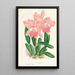 Cattleya Malouana - Jean Jules Linden — kehystetty taideteos seinällä