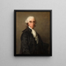 Jean - Sylvain Bailly (1736 - 1793), tiedemies ja poliitikko, Pariisin pormestari vuosina 1789–1791 - Jean Laurent Mosnier — kehystetty taideteos seinällä