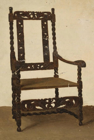 Jean Lulvs - Study of a Renaissance armchair.webp