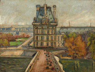 Pont du Carrousel - Jean Misceslas Peské — näkymä teoksesta