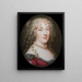 Françoise Athénaïs de Rochechouart 1641-1707 marquise de Montespan - Jean Petitot — kehystetty taideteos seinällä