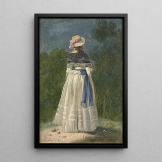 Jean Pillement - An elegant lady seen from behind.webp