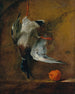 Un colvert et une orange amère - Jean Siméon Chardin — näkymä teoksesta