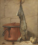 Lapin ja messingin kattila - Jean Siméon Chardin — näkymä teoksesta