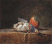 luonnonkuvaus perhonen ja päärynä - Jean Siméon Chardin — näkymä teoksesta