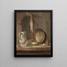 Kalakuva turskakuvilla - Jean Siméon Chardin — kehystetty taideteos seinällä