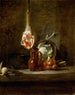 Luontokuvan still life lampaanpotkalla - Jean Siméon Chardin — näkymä teoksesta