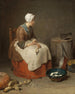 Siivooja - Jean Siméon Chardin — näkymä teoksesta