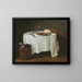 La nappe blanche - Jean Siméon Chardin — kehystetty taideteos seinällä
