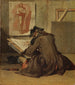 Piirros nuoresta opiskelijasta - Jean Siméon Chardin — näkymä teoksesta