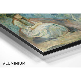 Jeanne Fourmanoir sur le Lac - Berthe Morisot | Reproduction Tableau Décoration murale affiche copie
