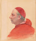 Un cardinal de profil - Jehan Georges Vibert — näkymä teoksesta