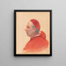 Un cardinal de profil - Jehan Georges Vibert — kehystetty taideteos seinällä