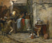 La vente mobilière - Jehan Georges Vibert — näkymä teoksesta