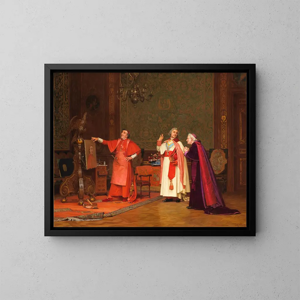 Peint par lui-même - Jehan Georges Vibert — kehystetty taideteos seinällä
