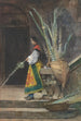 Palmusunnuntai Espanjassa - Jehan Georges Vibert — näkymä teoksesta