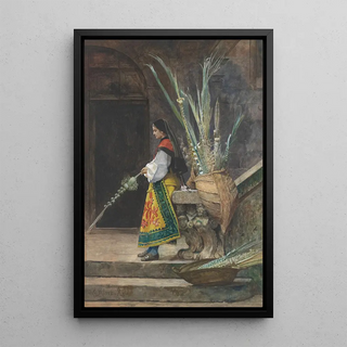 Jehan Georges Vibert - Palm Sunday in Spain.webp