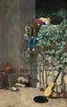 Salaperäinen vilkaisu - Jehan Georges Vibert — näkymä teoksesta