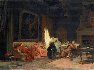Seikkailut lähetyssaarnaajasta - Jehan Georges Vibert — näkymä teoksesta