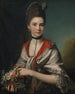 Portrait d'Anna Elisabeth Battier née Storp - Jens Juel — näkymä teoksesta