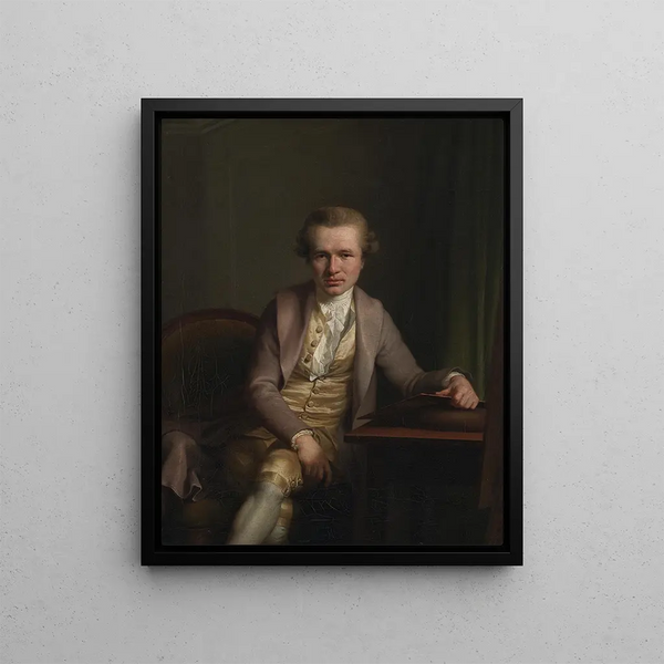Jens Juel - The Engraver Johann Friderich Clemens at his Work Table.webp