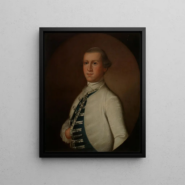 Kapteeni William Richardson - Jeremiah Theus — kehystetty taideteos seinällä