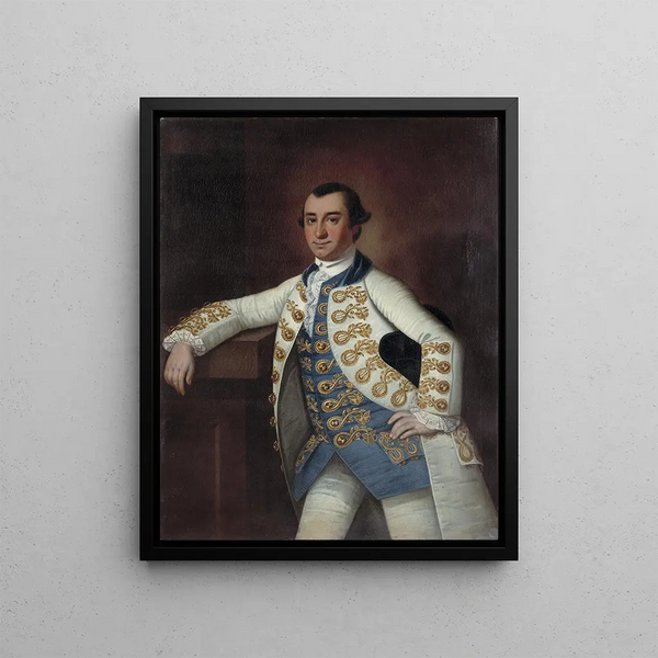 Colonel Barnard Elliott Jr - Jeremiah Theus — kehystetty taideteos seinällä
