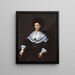 Portrait de Maria Salome von Stalburg 1602-1646 épouse de Johann Maximilian zum Jungen - Jeremias van Winghe — kehystetty taideteos seinällä