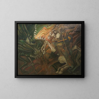 Jerzy Hulewicz - Saint George the Dragon Slayer.webp