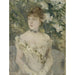 Nuori nainen balttiasussa - Berthe Morisot — esillä sisätilassa