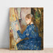 Maalauksen jäljennös Nuori Tyttö Kirjoittamassa - Berthe Morisot