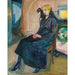 Maalauksen jäljennös Nuori nainen istuu - Edvard Munch