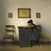 Nuori nainen sisätilassa - Peter Ilsted — näkymä teoksesta
