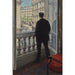 Maalauksen jäljennös Nuori mies ikkunansa ääressä - Gustave Caillebotte