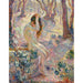 Maalauksen jäljennös Nuori alaston istumassa kaivon reunalla - Henri Lebasque