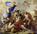 Nuoruus houkuteltuna paheisiin - Luca Giordano — näkymä teoksesta