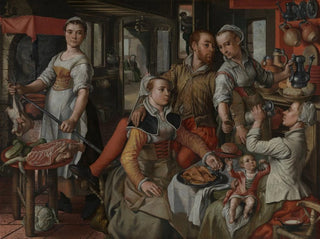 Seksikohtaus - Joachim Beuckelaer — näkymä teoksesta